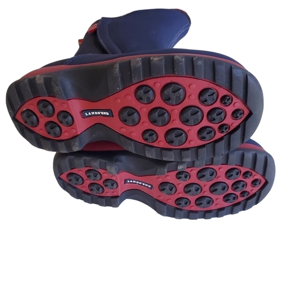 Lands' End Boots Kids Size 11M Blue|Red - Picture 6 of 8